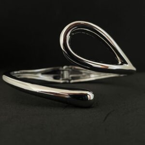 Bracelete Prateado Gota Essencial