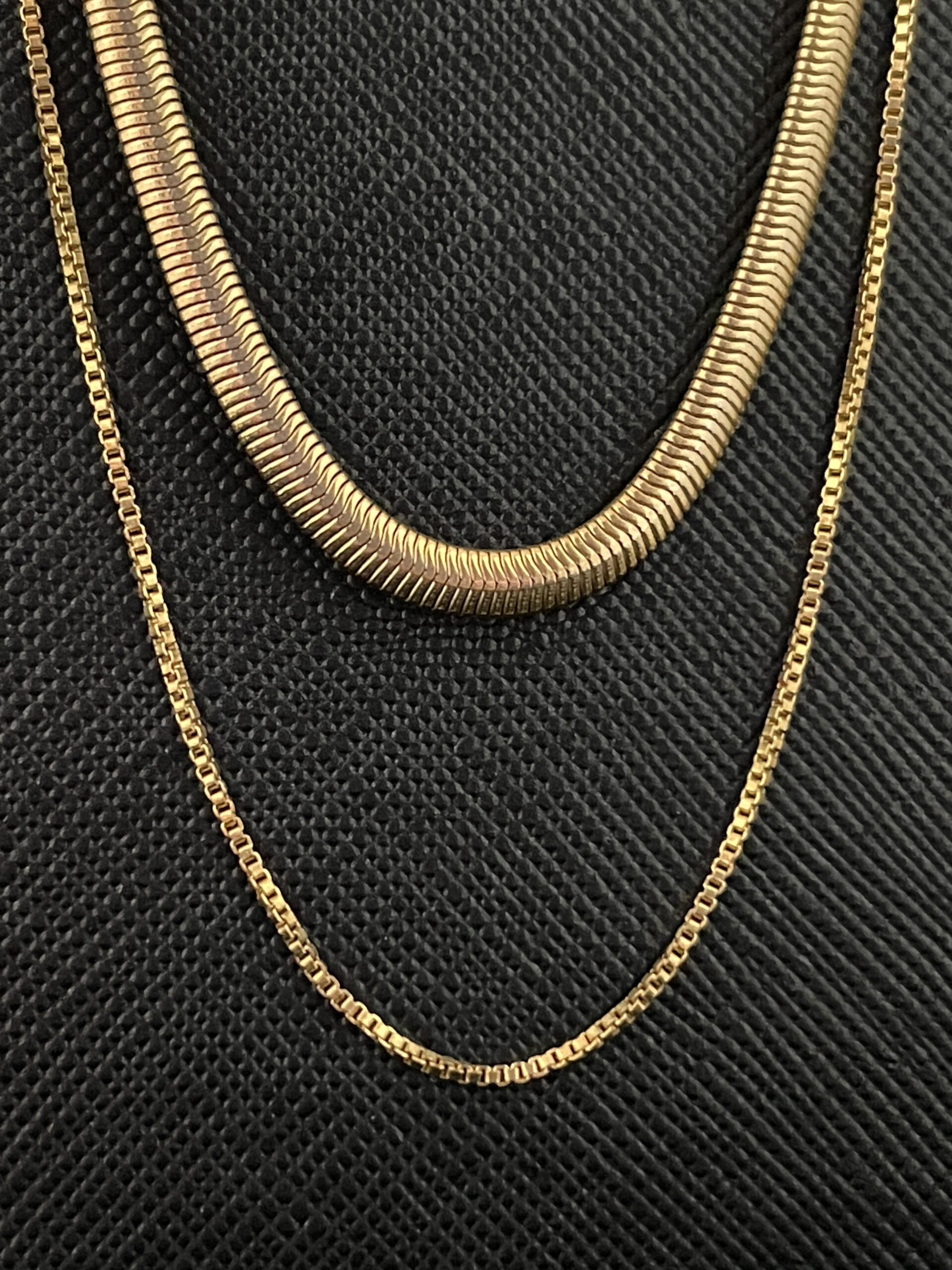 Colar Duplo Folheado a Ouro – Corrente em Camadas Sofisticadas - Imagem 3