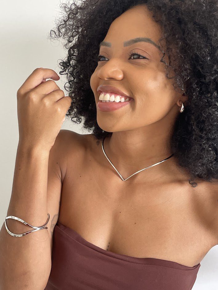 Bracelete Livre Prateado - Imagem 2